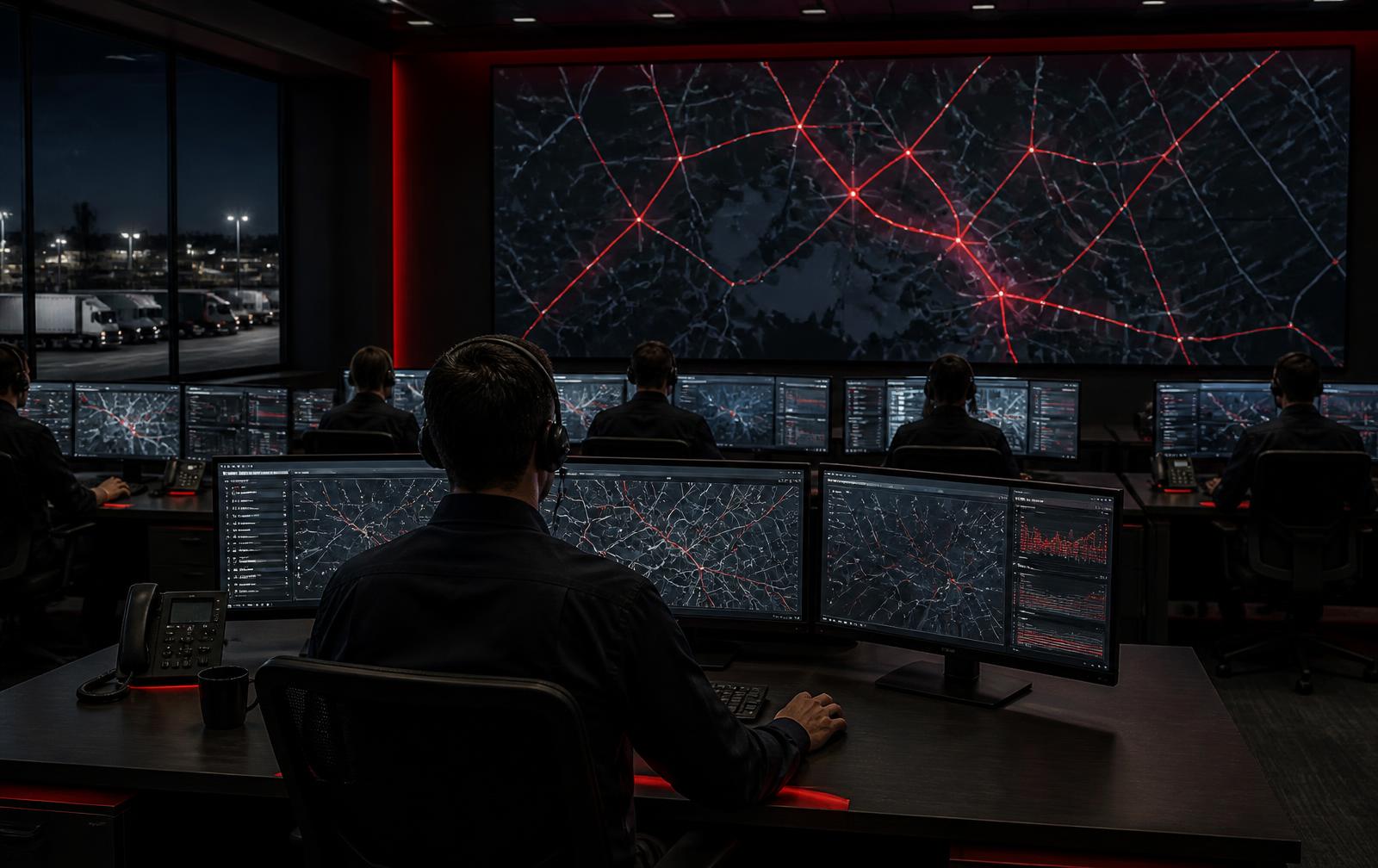 Hauling Matter LLC dispatch operations center monitoring freight in transit